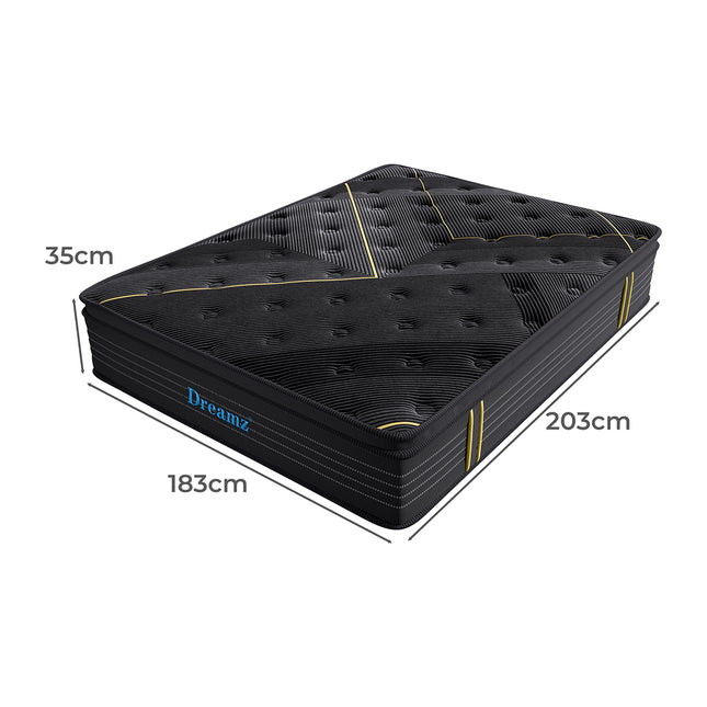 Dreamz Spring Mattress Bamboo Euro Top King-1954802857949663234