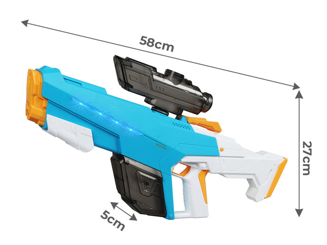 Kids Automatic Electric Water Gun with LED-1954802418688593922