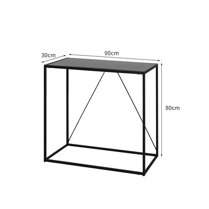 Levede 2-Tier Console Table Office Furniture-1973193817389666306