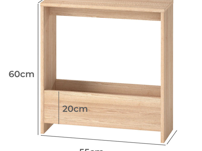 Levede Side Table with Magazine Rack Small End Table-2029387218107371522