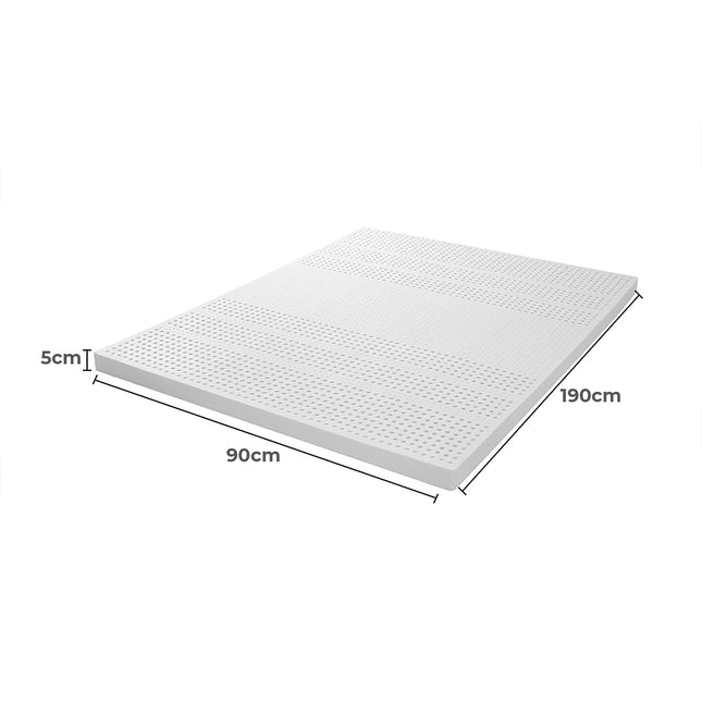 Dreamz Latex Mattress Topper Single-1973193981680553986