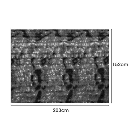 Dreamz Luxury Tie-dyed Blanket Grey 152cm x 203 cm-1975420383498735618