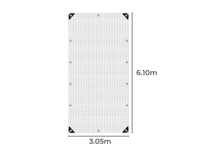 Manan Tarp Tarpaulin 200GSM Camping 3.05mx6.1m-1864184736356896770