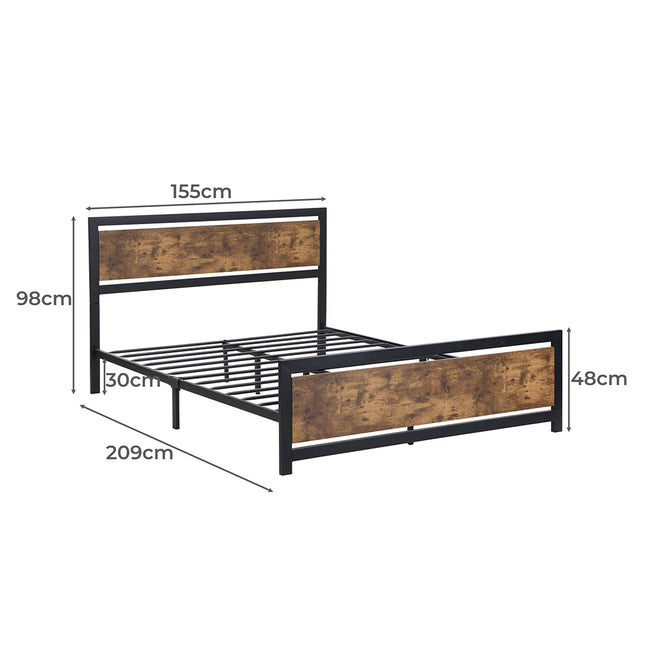 Levede Metal Bed Frame Mattress Base Queen-1975420520857997314