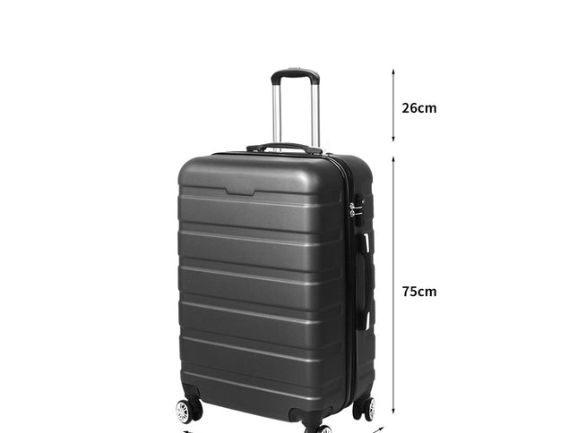 Slimbridge 28"Luggage Case Suitcase Grey 28 inch-1864184366654164994