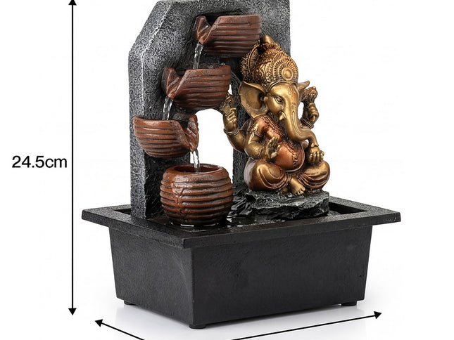 Spector Desktop Fountain LED Tabletop Zen Mini Water Fountain Office Living Room-2050059011587444738