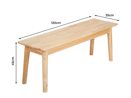 Levede 1XDining Chairs Bench Chair Seat Nature-1942353399517417474