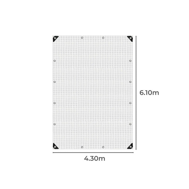 Manan Tarp Tarpaulin 200GSM Camping 4.3mx6.1m-1975420372371247106