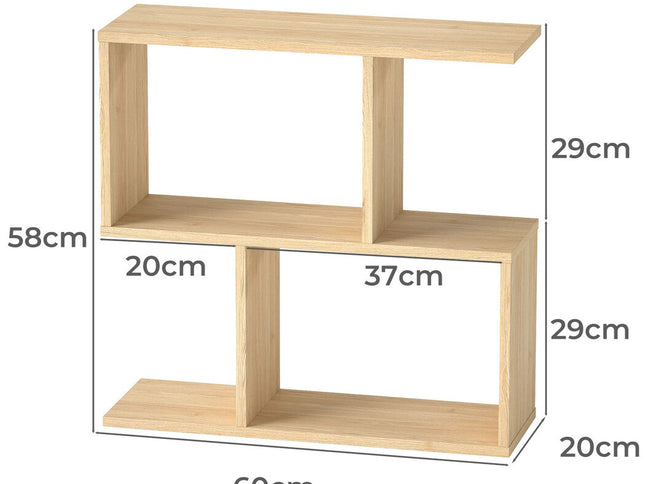 Levede Slim 2 Tier Narrow Side Table Bedside Nightstand-2029387217574694914
