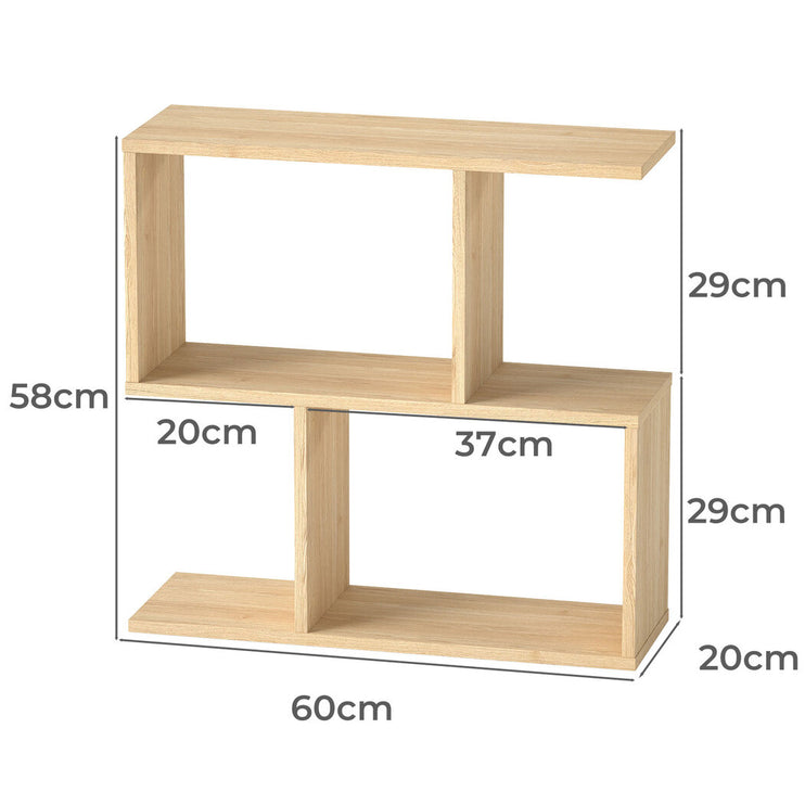 Levede Slim 2 Tier Narrow Side Table Bedside Nightstand-2029387217574694914