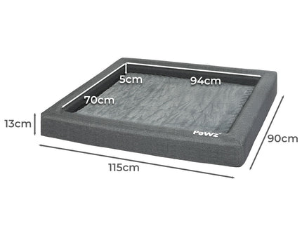 PaWz Memory Foam Pet Bed Calming Dog XL X-Large-1864184545969049602