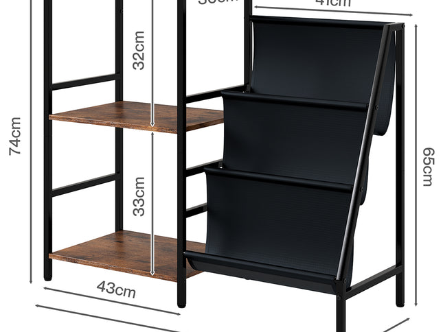 Levede 3-Tier Record Player Stand Vinyl Storage Up to 200 Albums Turntable Table-2050056774513463298