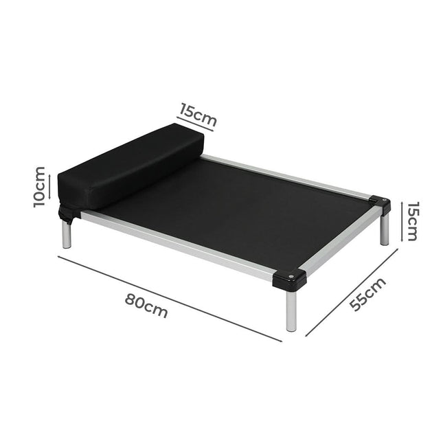 PaWz Pet Trampoline Aluminium Frame L Black Large-1954802570547564546