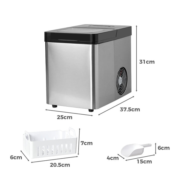 Spector Ice Maker Commercial 2.1L Portable Silver-1954802752748130306
