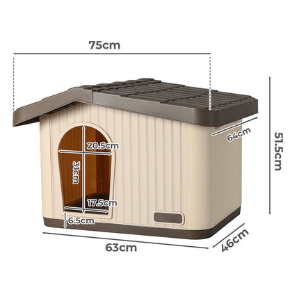 Pawz Plastic Dog Cage Kennel for Small Dogs with Vent-2018816785490513922
