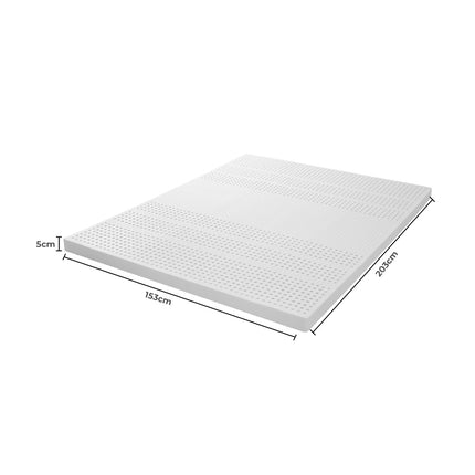 Dreamz Latex Mattress Topper Queen Bed-1973193981454061570