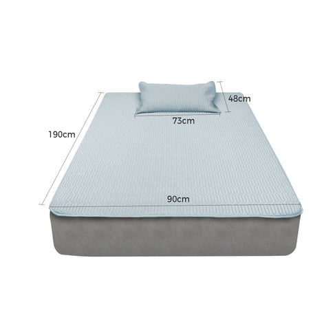 DreamZ Latex Cooling Bed Sheet Set Fitted 2PCS Single-1910113200318320642