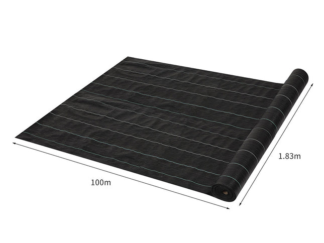Lambu Weed Mat 1.83mx100m Plant Control XXX-Large-1973193779322163202