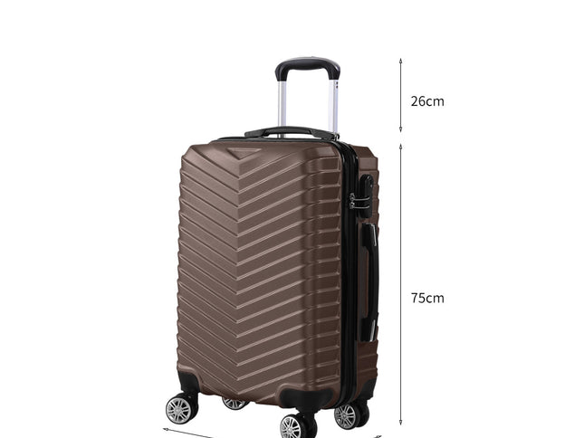 Slimbridge 28" Luggage Suitcase Travel Coffee 28 inch-1973193934863732738