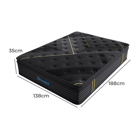 Dreamz Spring Mattress Bamboo Euro Top Double-1864184421817651202