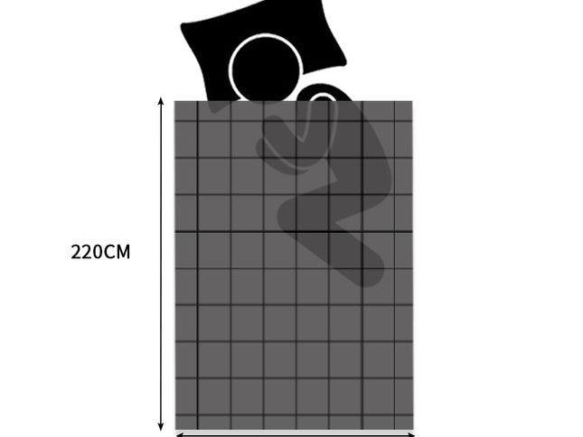 DreamZ 320GSM 220x240cm Ultra Soft Mink Black Queen-1942353323986391042