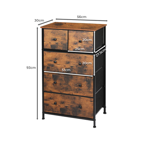 Levede Storage Cabinet Tower Chest 300 Pcs-1917016729029054466