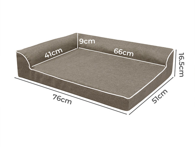 Pawz Orthopedic Dog Bed M Coffee-1975420325369876482