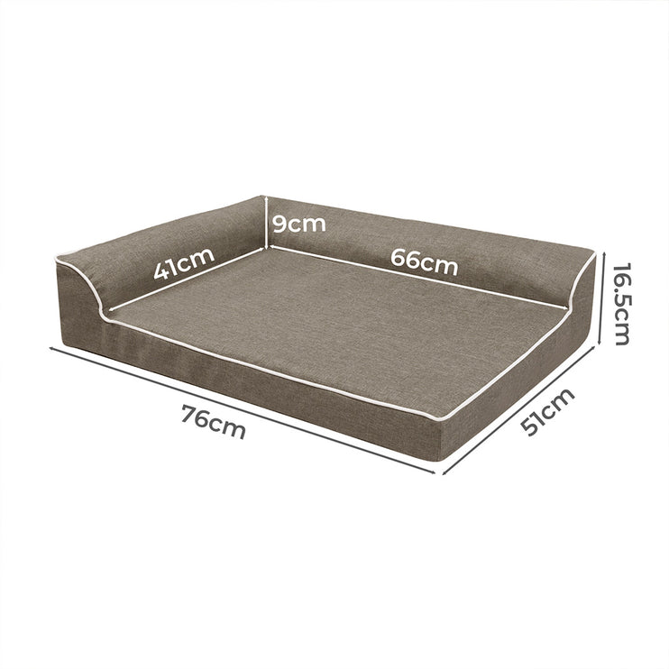 Pawz Orthopedic Dog Bed M Coffee-1975420325369876482