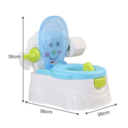 BoPeep Kids Potty Trainer Seat Safety Blue-1973193875526914050