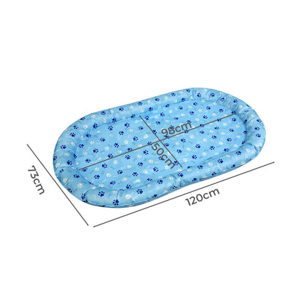 Pawz Pet Cooling Mat XL Blue-1973193492498878466