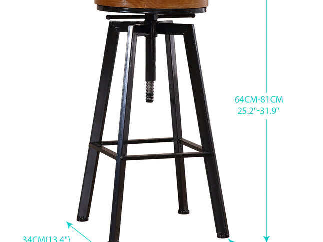 Levede 4x Bar Stools Industrial Kitchen-1975420483029569538