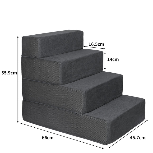 PaWz Dog Stairs Ramp Portable Climbing Kids-1975420450876035074