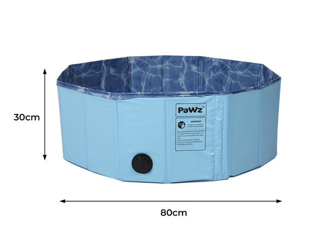 PaWz Folding Swimming Pool Dog Cat Washing M Medium-1864184518437638146