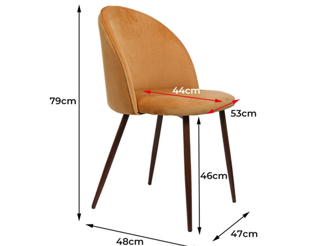 Levede 6x Dining Chairs Seat French-2006733383333449730