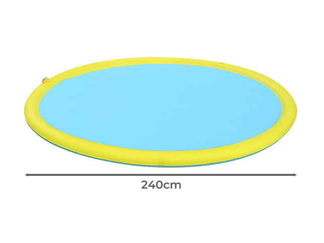 Pawz Splash Pad Kids Pet Sprinkler Water Play Mat 240cm-2011971115680927746