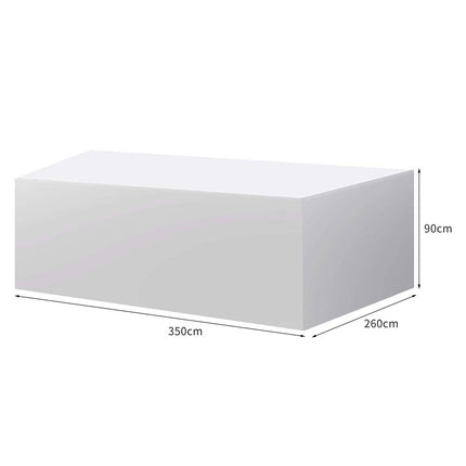 Marlow Outdoor Furniture Cover Waterproof Silver 15cm-1973193997413388290