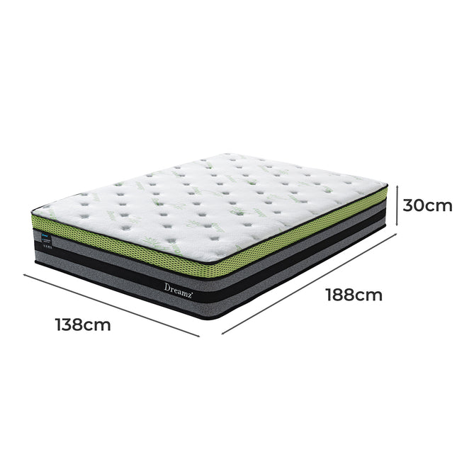 Dreamz Double Cooling Mattress Pocket-1973193974994833410