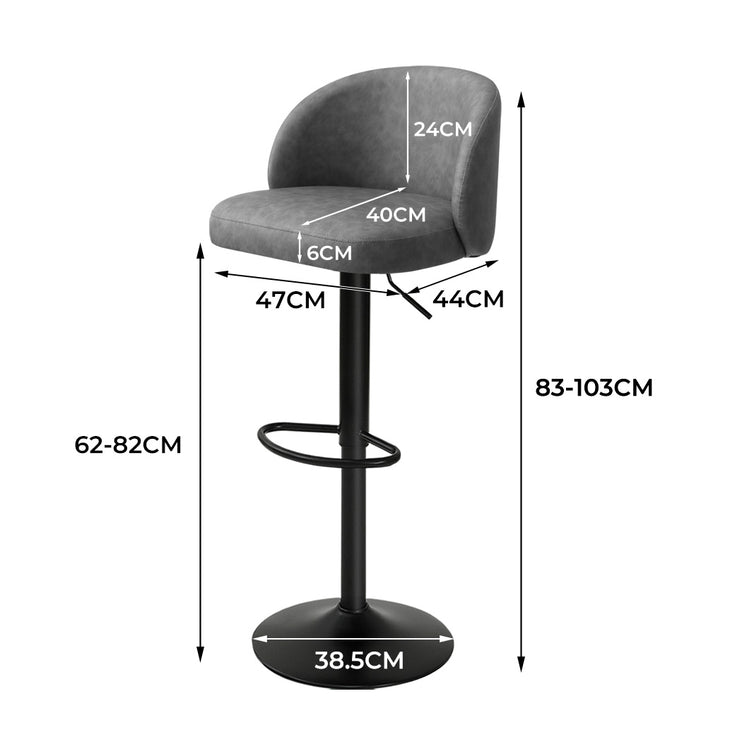 Levede Rolling  Bar Stool-1973193469275017218
