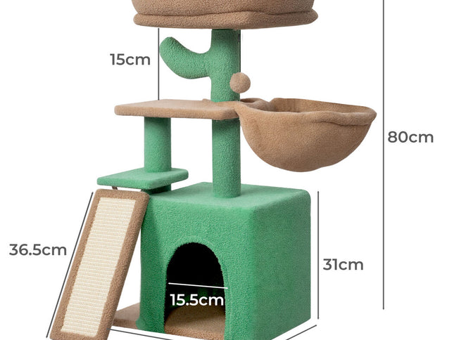 Pawz Cat Tree Tower Scratching Post Scratcher Play Bed-2018816910669516802