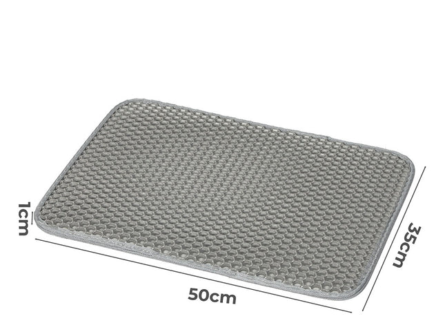 Pawz Cat Litter Mat Large Litter Box Pet Trapping Sifting Mats Waterproof Tray-2006732767257300994