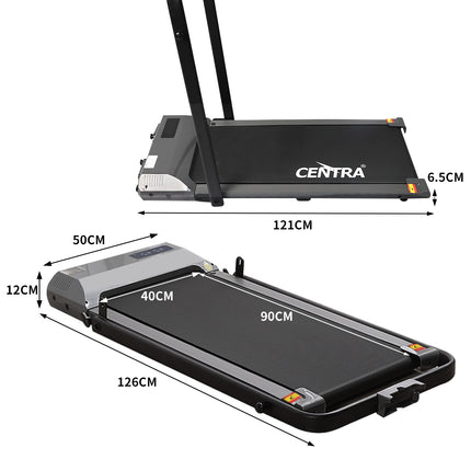 Centra Electric Treadmill Under Desk Grey-1954802615221096450