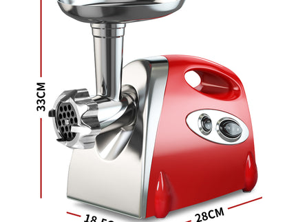 800W Electric Meat Grinder Mincer Sausage Red-1910112869001859074