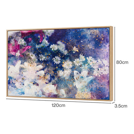 Yezi Modern Canvas Wall Art Large Framed Abstract Painting Decor 80x120cm-2061251859007541250