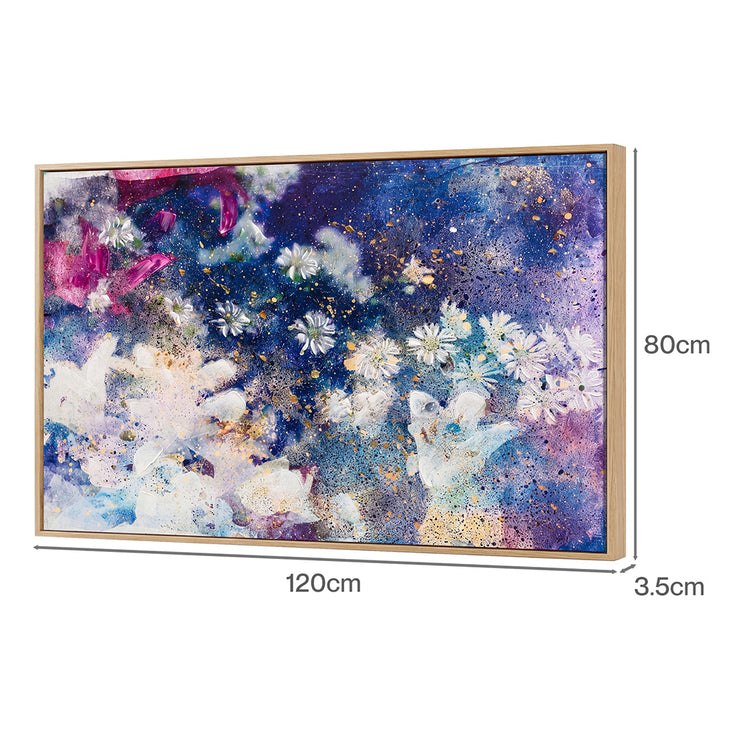 Yezi Modern Canvas Wall Art Large Framed Abstract Painting Decor 80x120cm-2061251859007541250