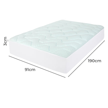 Dreamz Mattress Topper Pillowtop Cover Protector Single-2006733413800873986