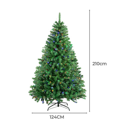 SANTACO Artificial Led Christmas Tree 2.1M-1973193794174193666