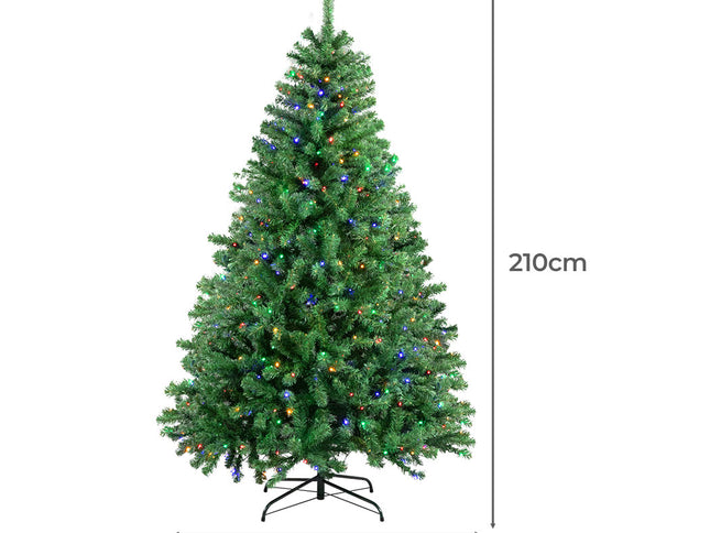 SANTACO Artificial Led Christmas Tree 2.1M-1973193794174193666
