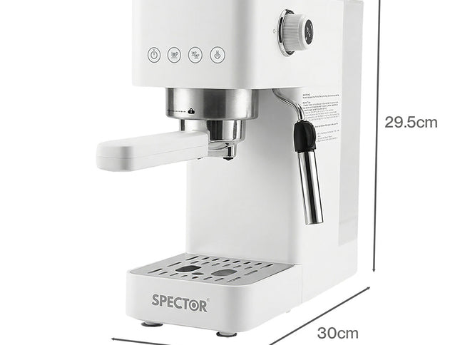 Spector Espresso Coffee Machine Maker 20 Bar Milk Frother Cappuccino Latte Cafe-2065254290322231298