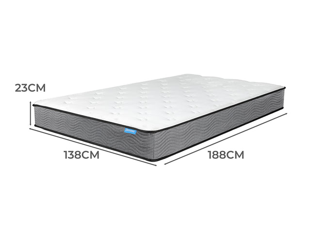 Dreamz Spring Mattress Pocket Bed Top Double-1973193972146900994