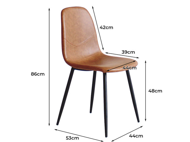 Levede 8x Dining Chairs Kitchen Eames-2006732724303433730